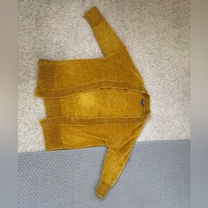 Modcloth Mustard Cardigan Sweater